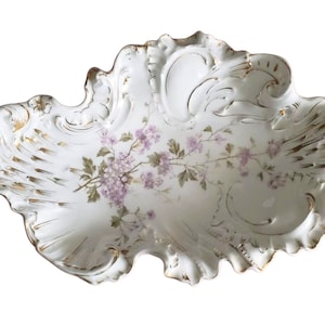 Bavarian CT Carl Tielsch Altwasser | Early 1900s Carl Tielsch Germany Porcelain Serving dish