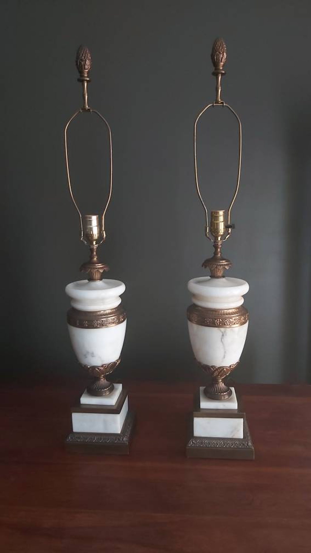 Italian Marble Lamps Neoclassical Italian Marble Lamps Etsy
