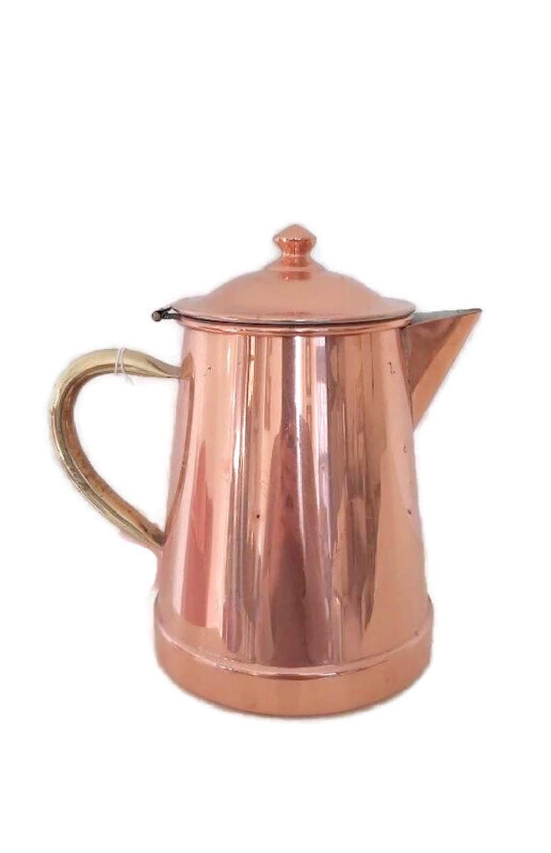 Vintage Copper Pot Copper Coffee Pot Copper Ware Etsy