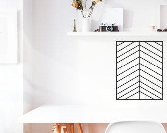 Matte Black Metal Magnet Board: Wall Organizer