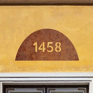 Custom Corten Steel Sign: Personalized Metal Plaque