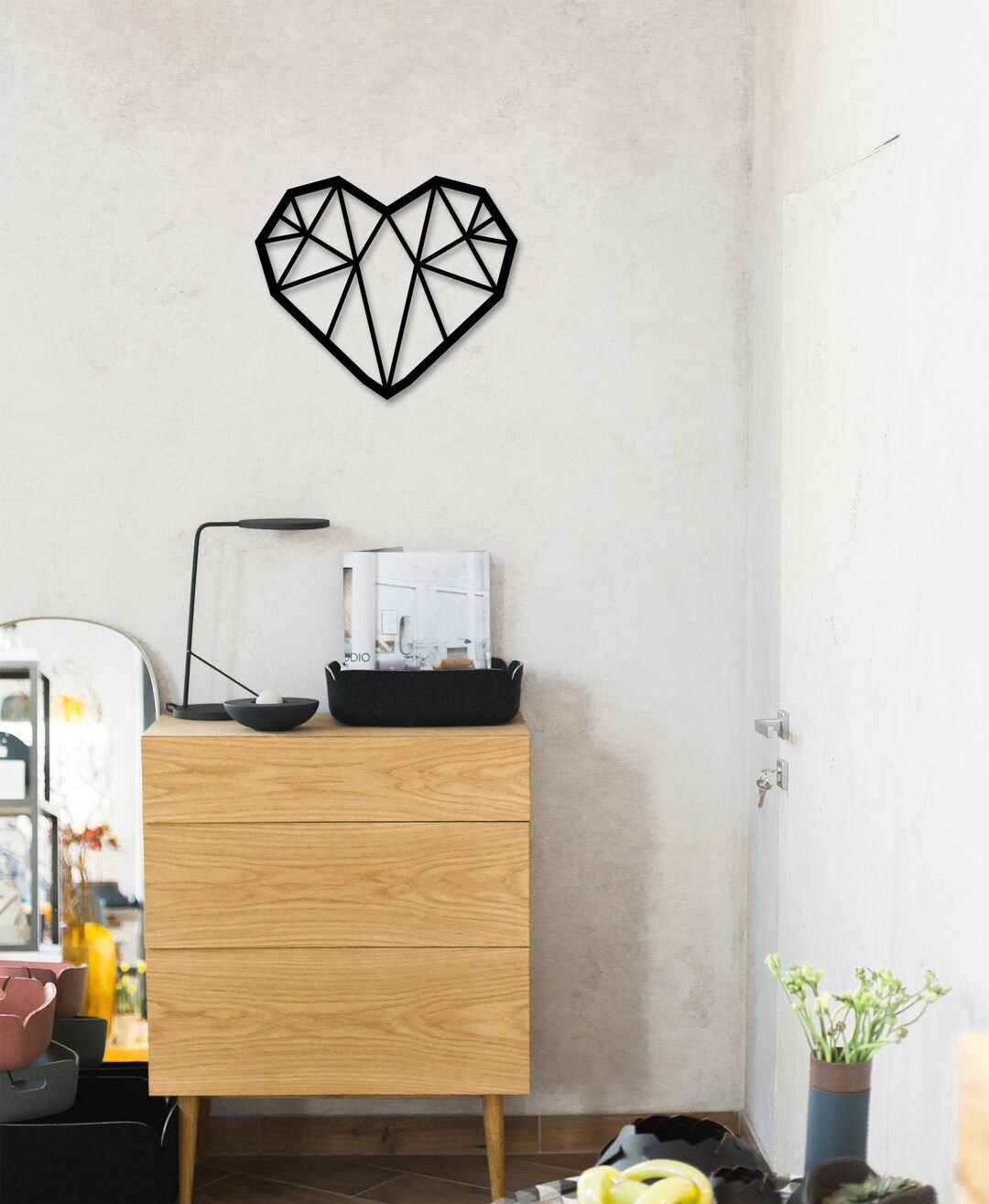 Metal Wall Art Heart Gift for Her Valentine's Day Etsy