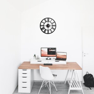 Wall Watch Design Rome Metal Wall Clock Rome Style Wall Clock, Industrial Wall Clock, Metal ...