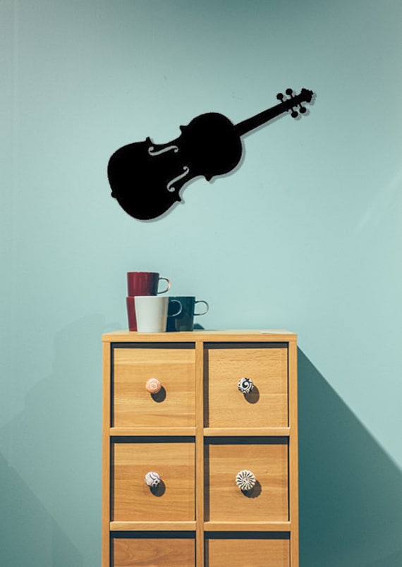 Violin Metal Wall Art Wall Hanging Bedroom Wall Decor Etsy