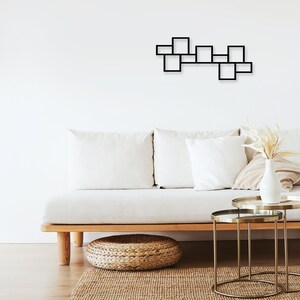 wall metal decor black