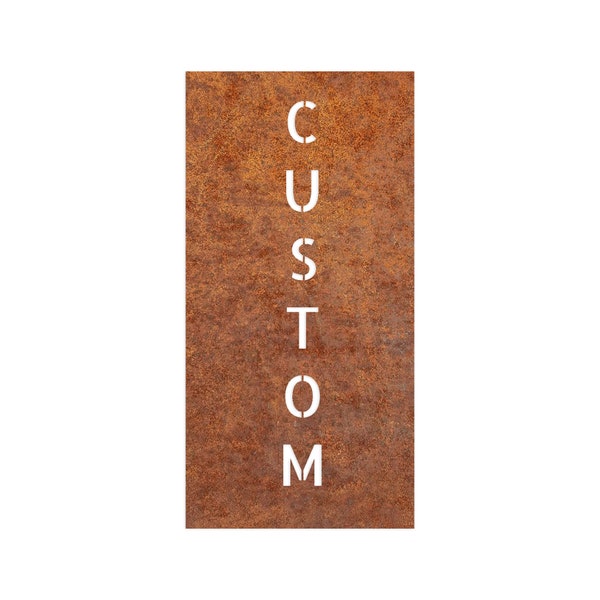 Rusted Metal Sign - Etsy
