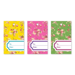 GIFT TAGS - Prairie, set of 12, gift labels, mini cards, gift tags, happy birthday tags, hang tags, for you tags, party favor tags