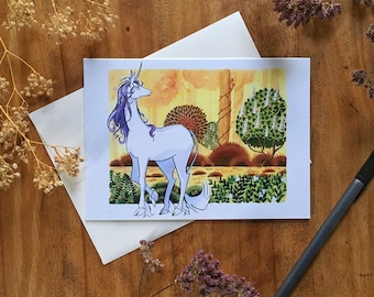 Last Unicorn Blank All Occasions Greeting Card