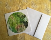 GREEN FOREST All Occasion Greeting Card trees pine trees boreal forest nature