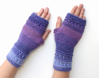 Hand-made adult long fingerless mittens, fingerless gloves, acrylic arm warmers, Christmas Gift, Chunky Gloves, Ready for shipping