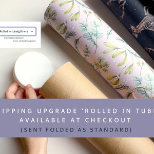 Tulip Floral Wrapping Paper, Watercolour Botanical Paper, Birthday Flowers Plant Lovers Gardener Gift Wrap Sheets image 4