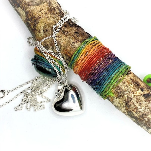 Collar Bola de Embarazo – Forma de Corazón – Regalo para Futura Mamá en Caja de Regalo