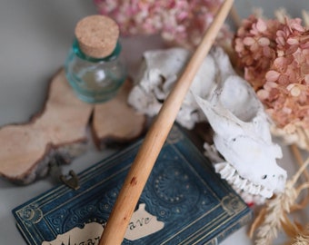 Magic wand hand made from Elm wood for a real Witch or Wizard
