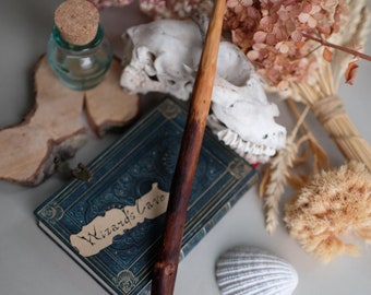 Magic wand hand made from Fir wood for a real Witch or Wizard