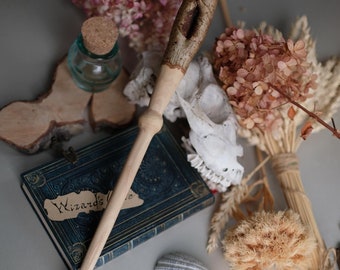 Magic wand hand made from Hazel wood for a real Witch or Wizard