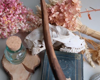 Magic wand hand made from Elm Wood for a real Witch or Wizard