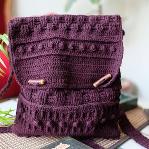 Sac à bandoulière Viking Birka avec boutons en bois