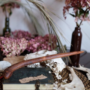 Magic wand hand made from Plum wood for a real Witch or Wizard