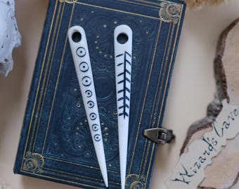 Bone Knitting Needle for Nalbinding or Weaving