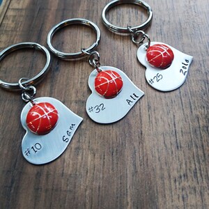 Basketball Keychain, Basketball Gift for Girls, Personalized Senior Gifts