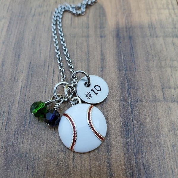 Baseball Mom Necklace Etsy