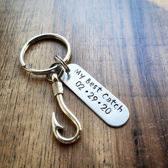 My Best Catch Fishing Keychain Boyfriend Gift Boyfriend Keychain