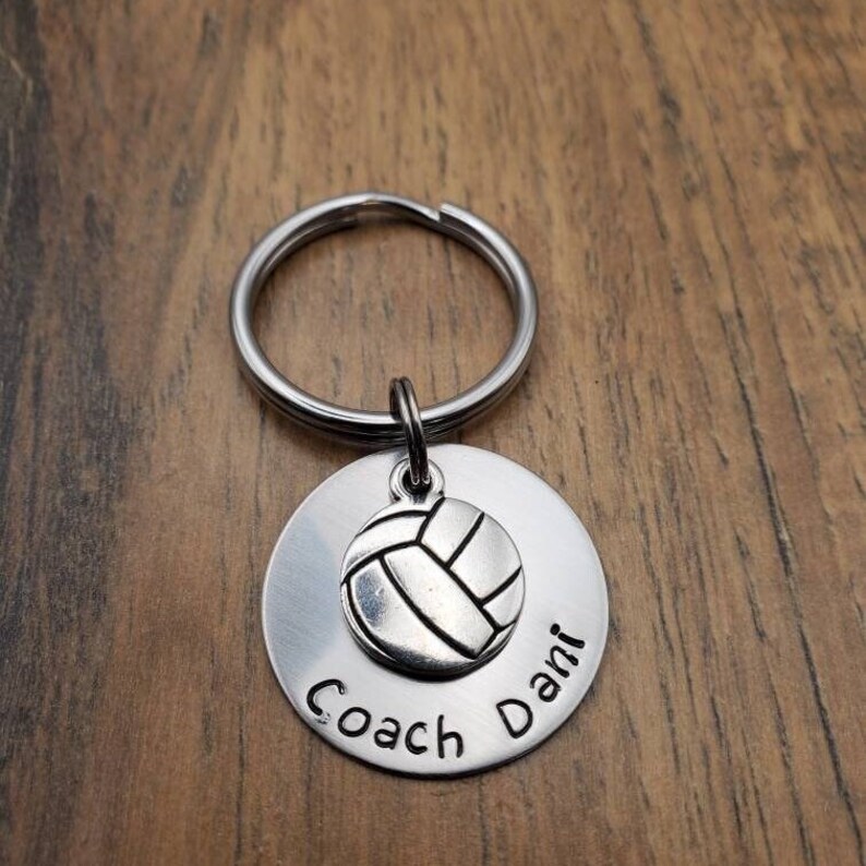 Volleyball Coach Gift Volleyball Coach Keychain Coach Gift Etsy