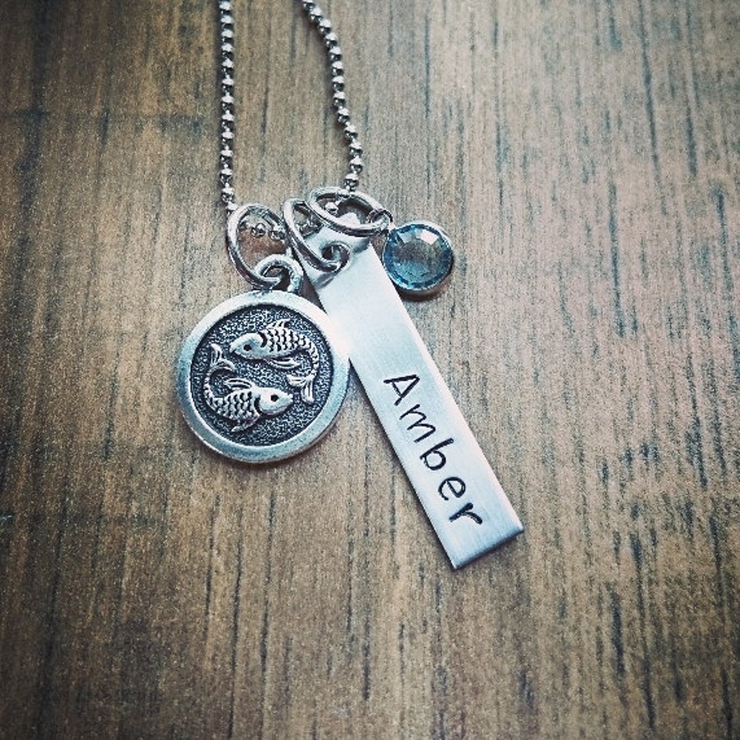 Pisces Necklace for Woman, Pisces Jewelry, Pisces Gifts for Her, Zodiac