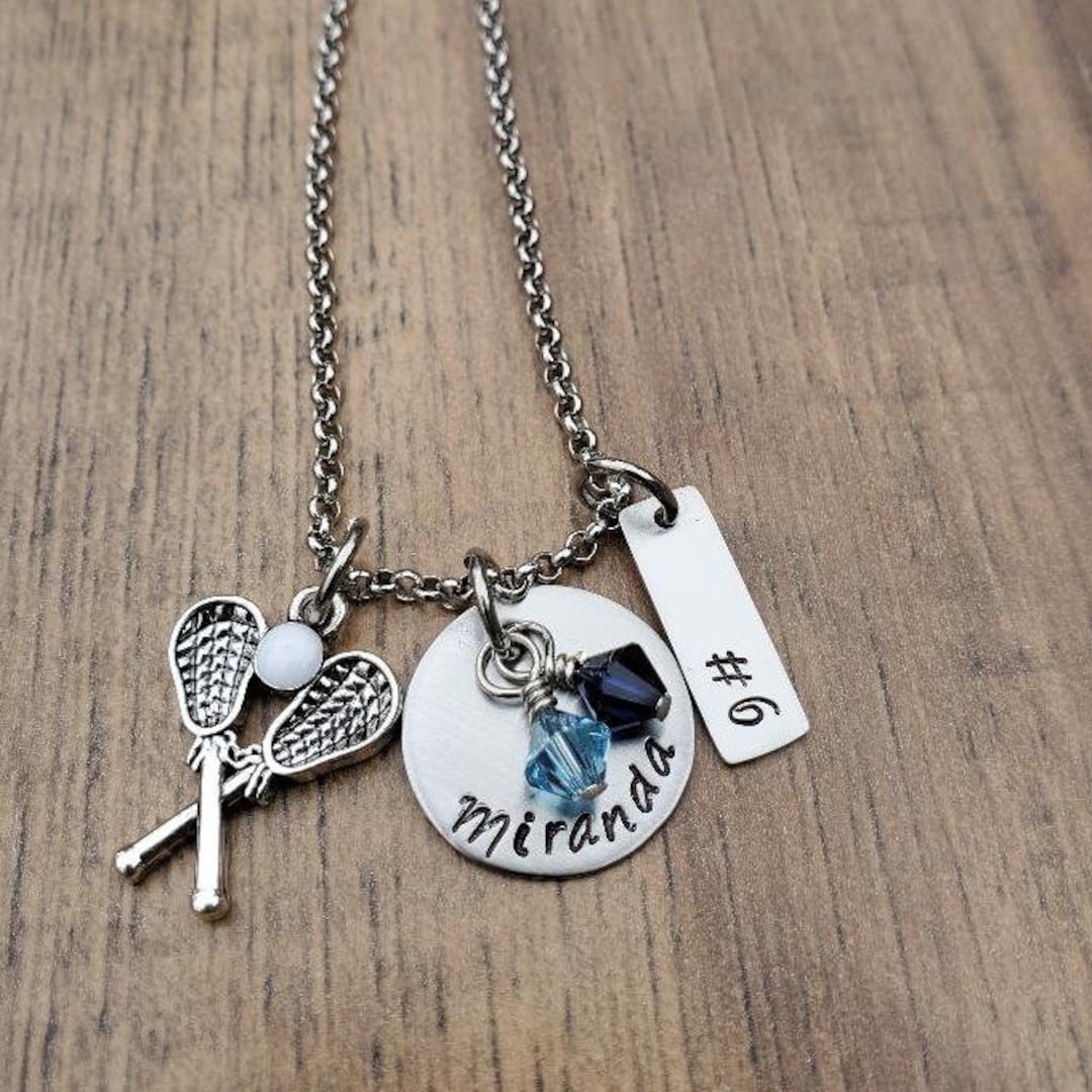 Regalos de Lacrosse Collar de Lacrosse Collar LAX Regalo de Etsy España