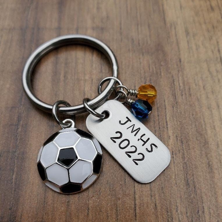 Soccer Moms Shop - Barcelona Spinner Keychain