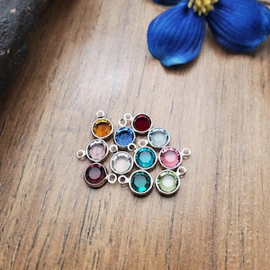 Birthstone - Add to any Keychain or Necklace
