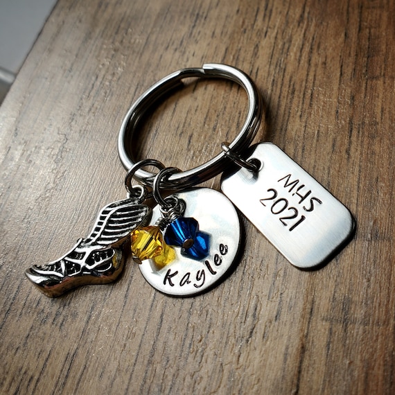 Track and Field Gifts Track and Field Keychain Track Gifts Etsy