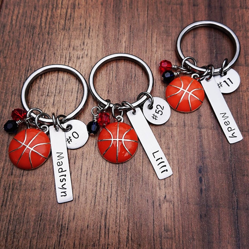 Basketball Gifts Basketball Keychain Basketball Gifts for Etsy