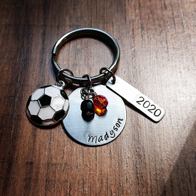 Soccer Keychain Soccer Gifts Soccer Gift Ideas Soccer Etsy