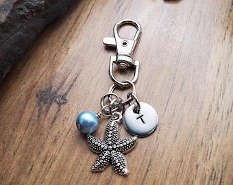 Starfish Keychain Coworker Gift Coordinator Keychain Thank