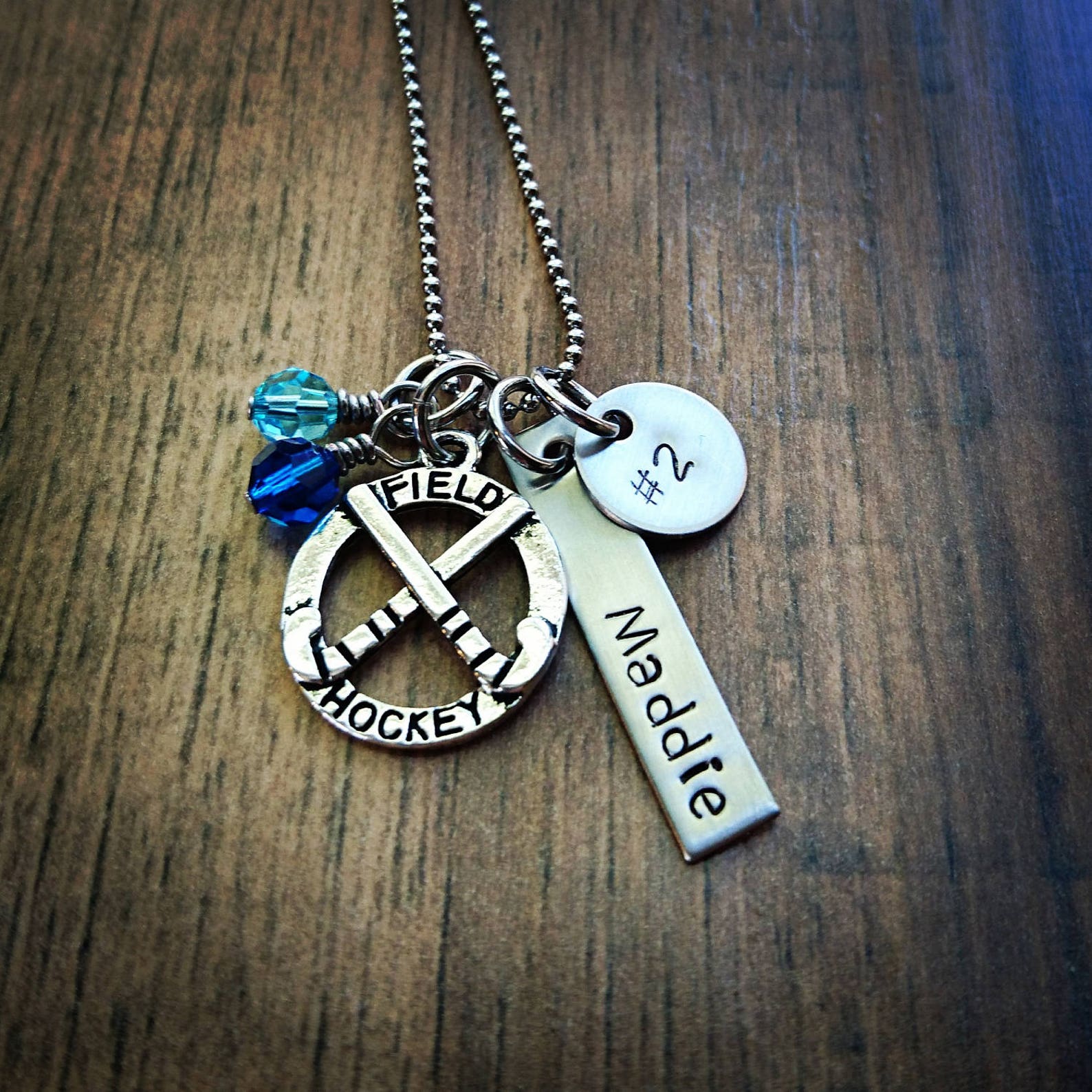 Field Hockey Necklace Field Hockey Gifts Field Hockey Etsy