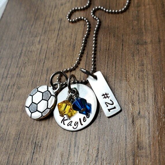 Girls soccer best sale necklace