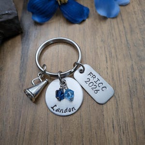Cheer Gifts, Cheerleader Gifts, Cheerleader Keychain, Cheer Team Gift, Cheerleader Senior Gift Ideas image 1