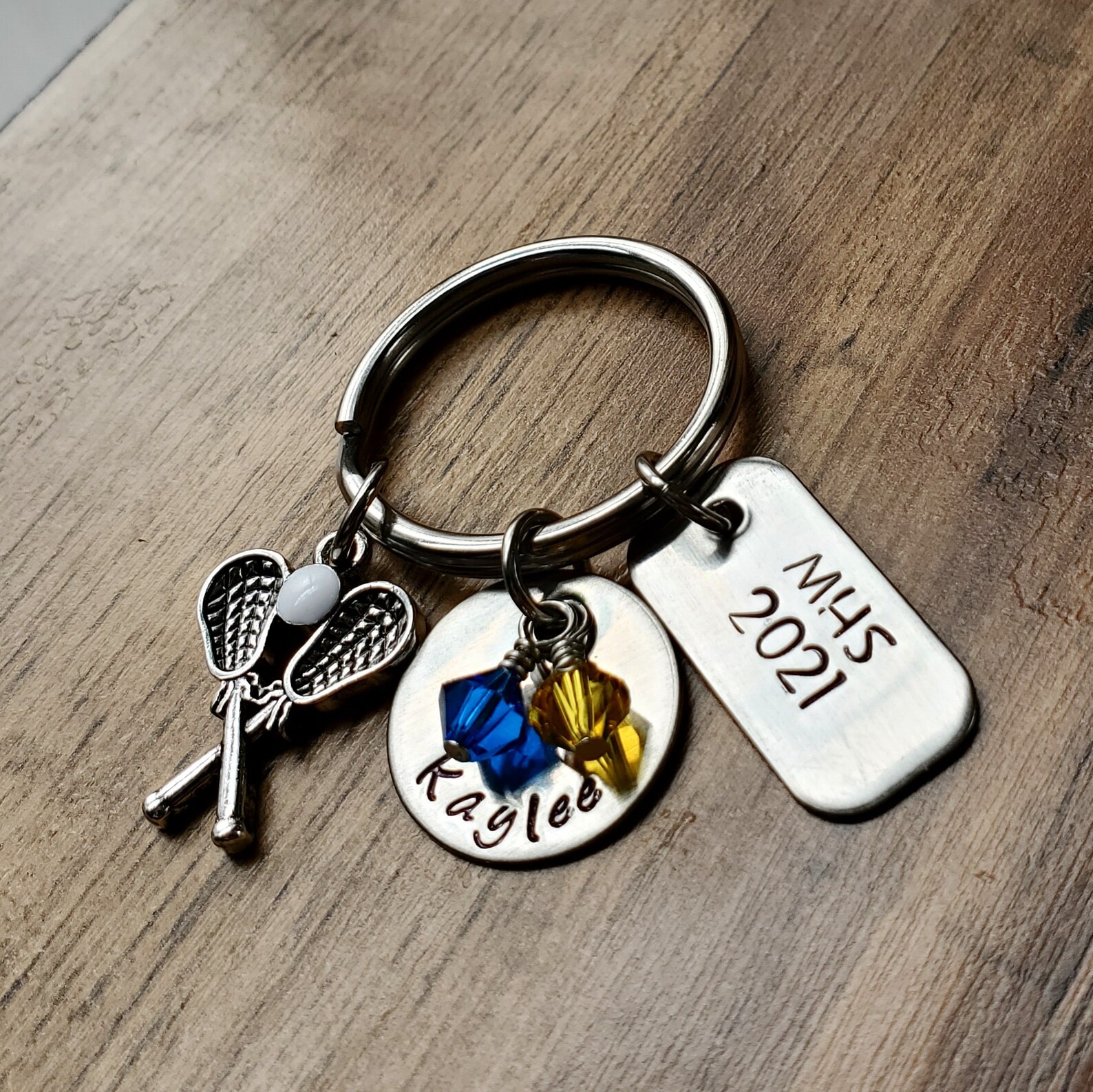 Lacrosse Gifts LAX Gift Lacrosse Keychain Lacrosse Team Etsy