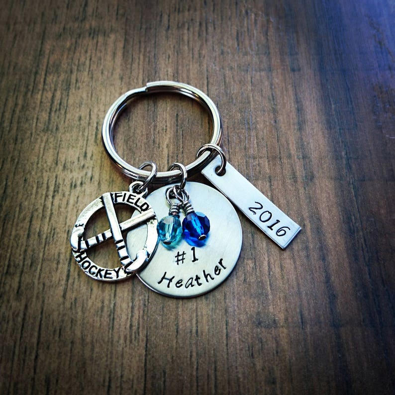 Field Hockey Keychain Field Hockey Gift Field Hockey Team Etsy