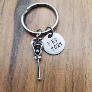 Lacrosse Senior Gifts for Boys, Lax Gift, Lacrosse Keychain, Personalized Team Gifts