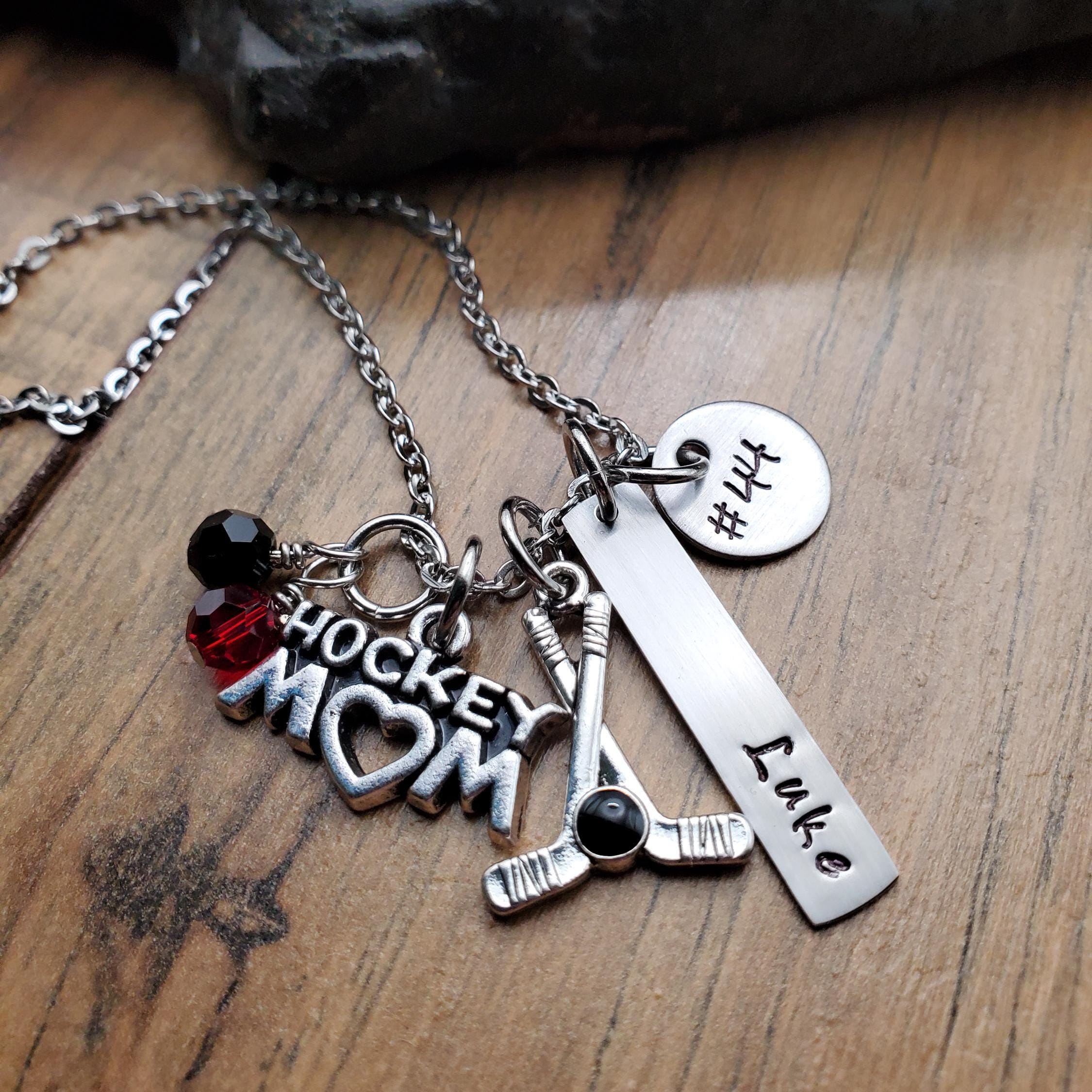 Hockey mom necklace discount