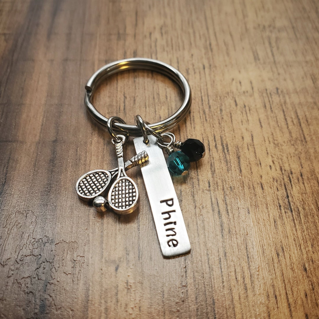 Tennis Gifts Tennis Keychain Tennis Gifts Team Gifts Etsy