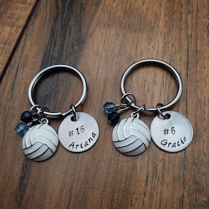 Volleyball Team Gift, Volleyball Keychain, Senior Night Gift Ideas