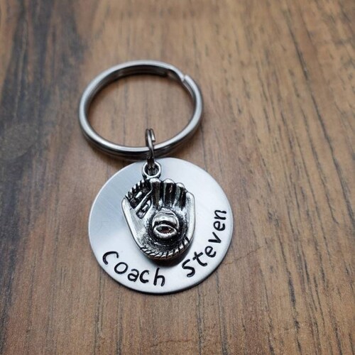 Softball Coach Gifts Softball Coach Keychain Coach Gift Etsy