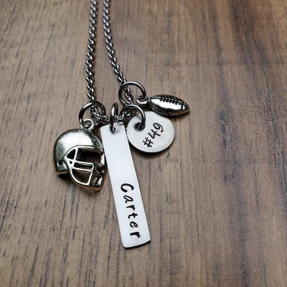 Personalized Football Necklace - Football Girlfriend - Birthstone Necklace  - Football Jewelry - Sports Jewelry | Wish