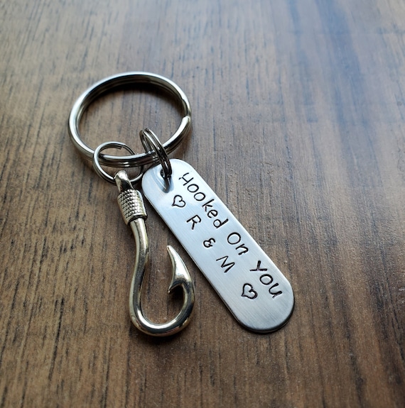 Fishing keychain for boyfriend sale