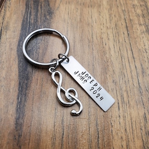 Band Senior Gift, Marching Band Keychain, Chorus Gifts, Personalized Marching Band Gift