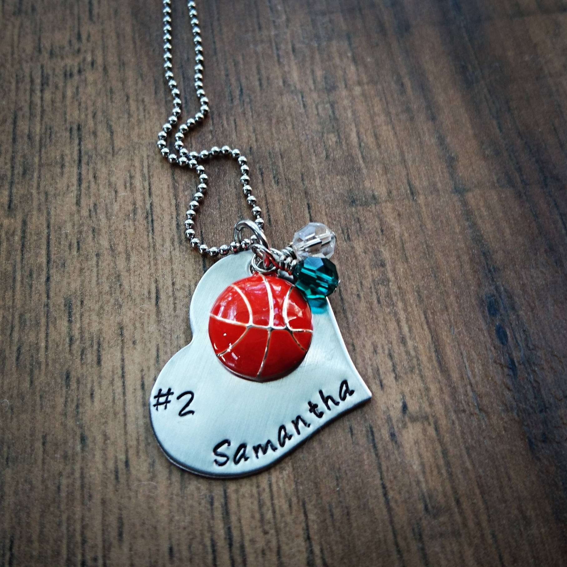 Basketball Necklace Girls Basketball Gift Basketball Team Etsy