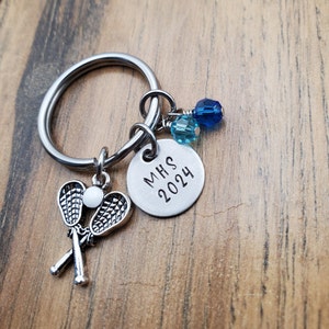Lacrosse Senior Gifts, Lax Gift, Lacrosse Keychain, Personalized Team Gifts